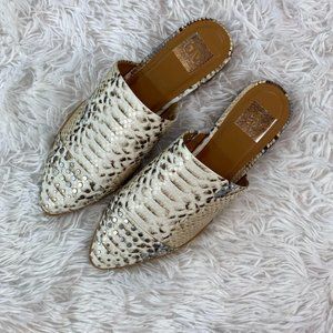 Dolce Vita Women’s Snakeskin Mule Itzel Studded Sl